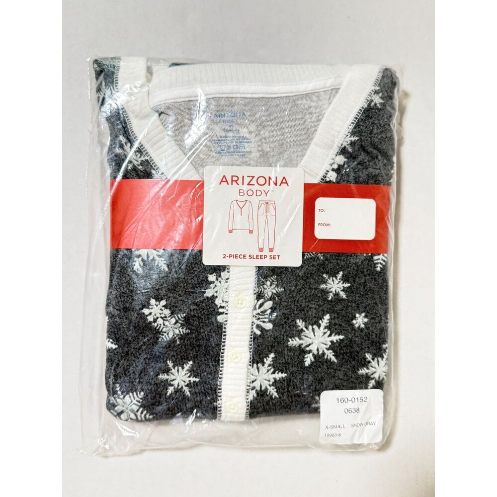 Women's Arizona Body 2-Piece Sleep Set - Snow Gray